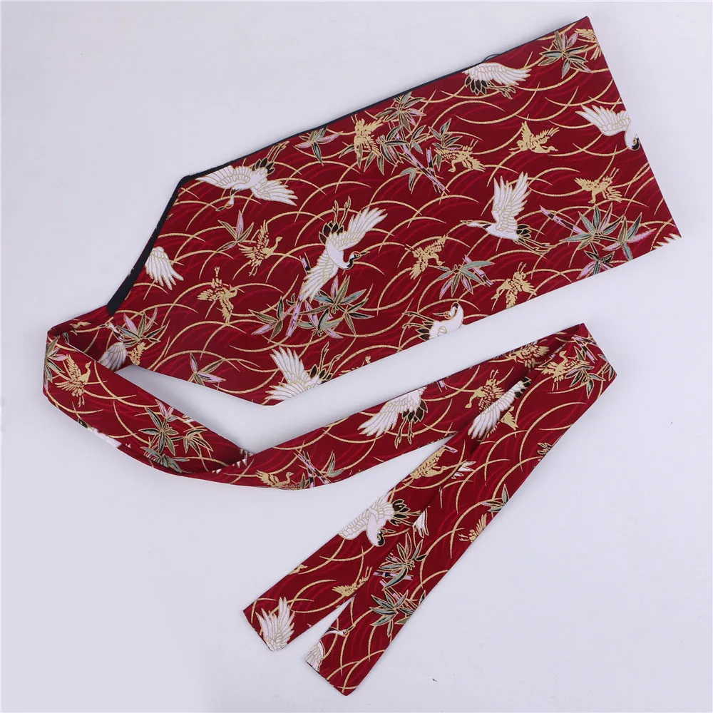 Patterned Obi Belt for Kimonos