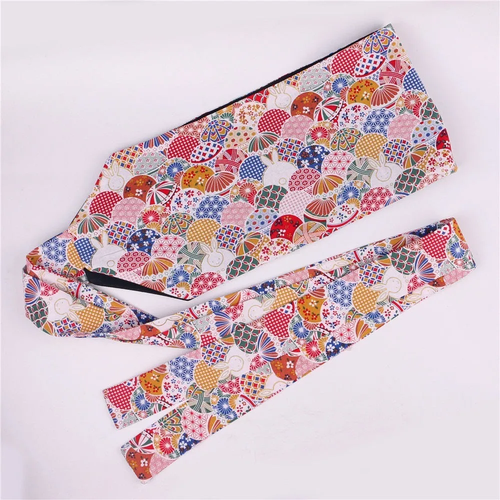 Patterned Obi Belt for Kimonos