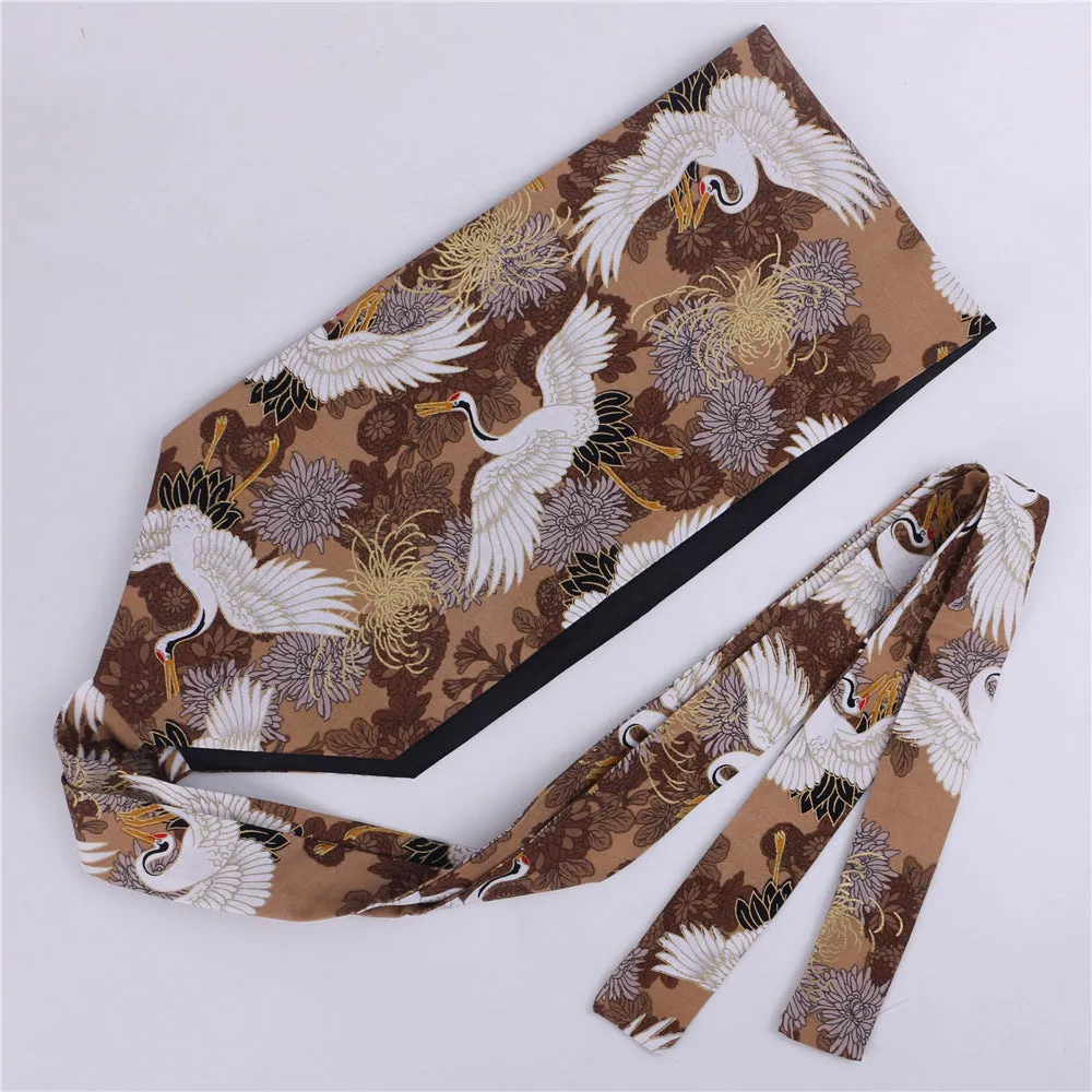 Patterned Obi Belt for Kimonos