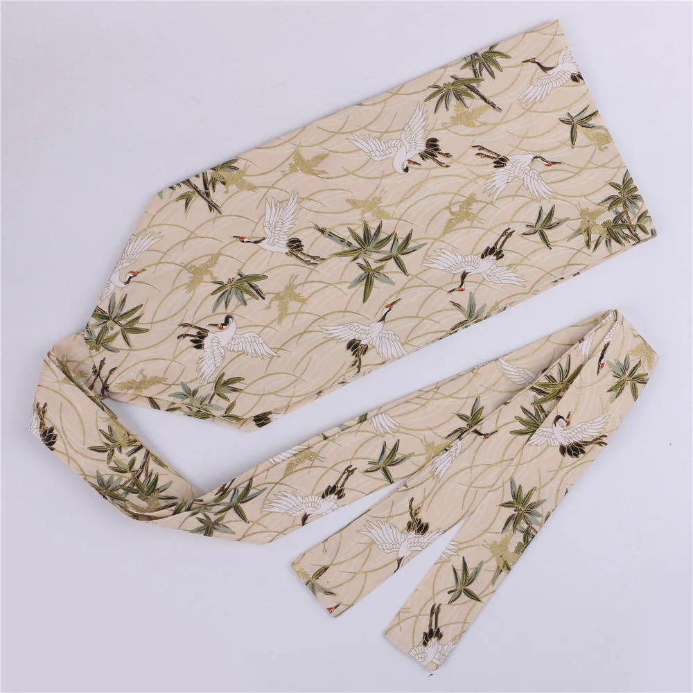 Patterned Obi Belt for Kimonos