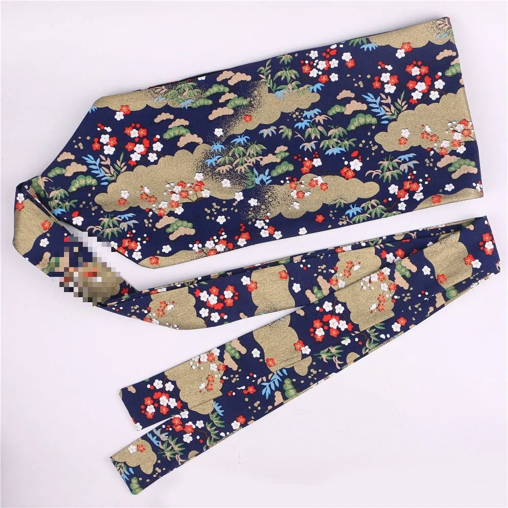Patterned Obi Belt for Kimonos