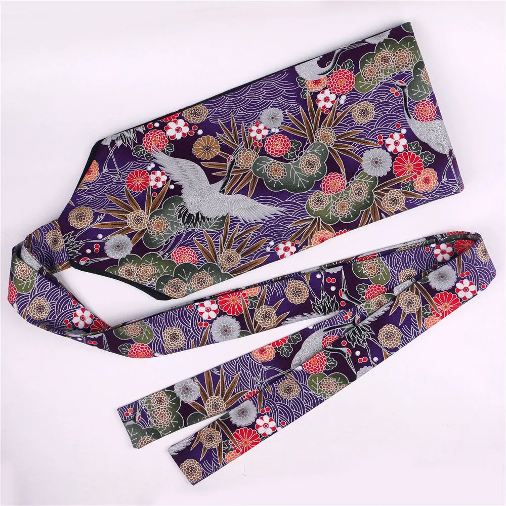 Patterned Obi Belt for Kimonos