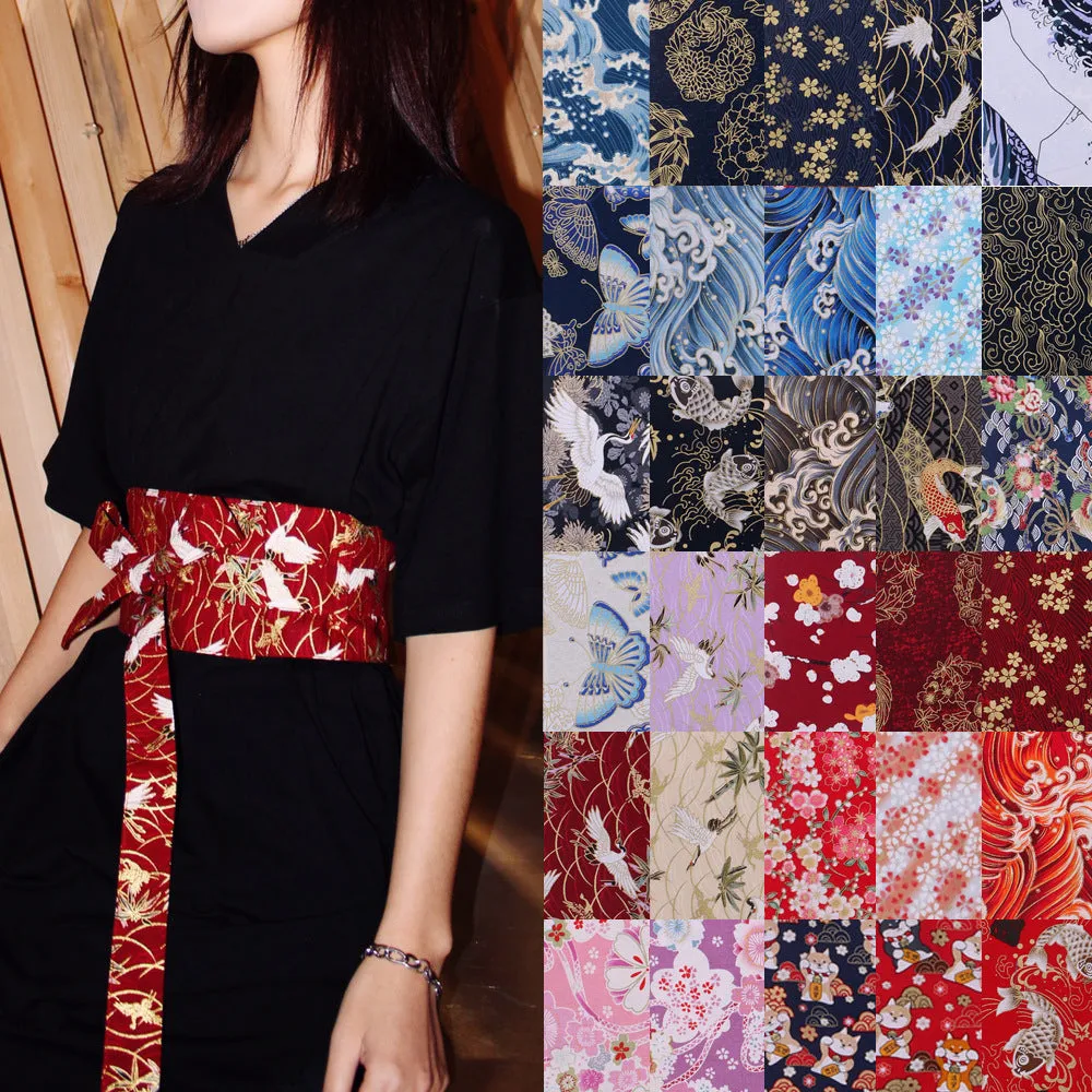 Patterned Obi Belt for Kimonos