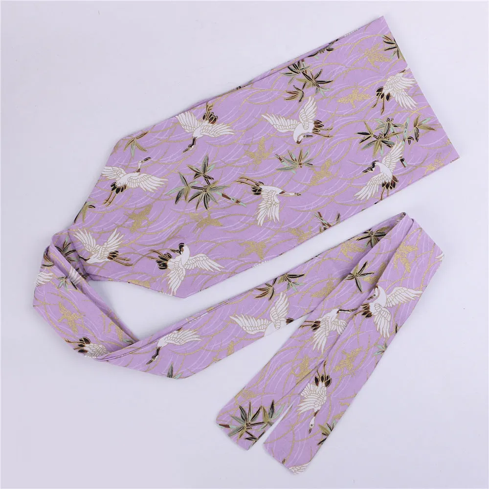 Patterned Obi Belt for Kimonos