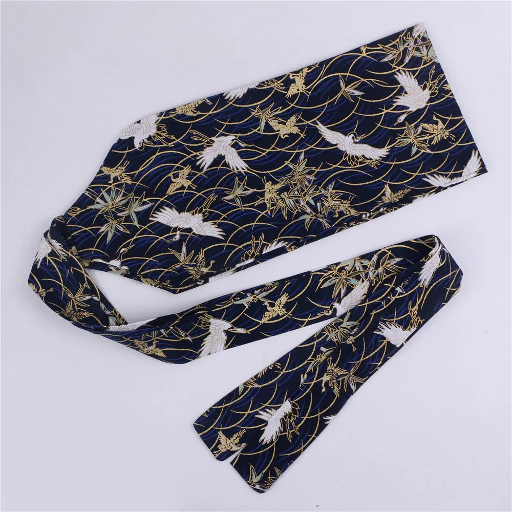 Patterned Obi Belt for Kimonos