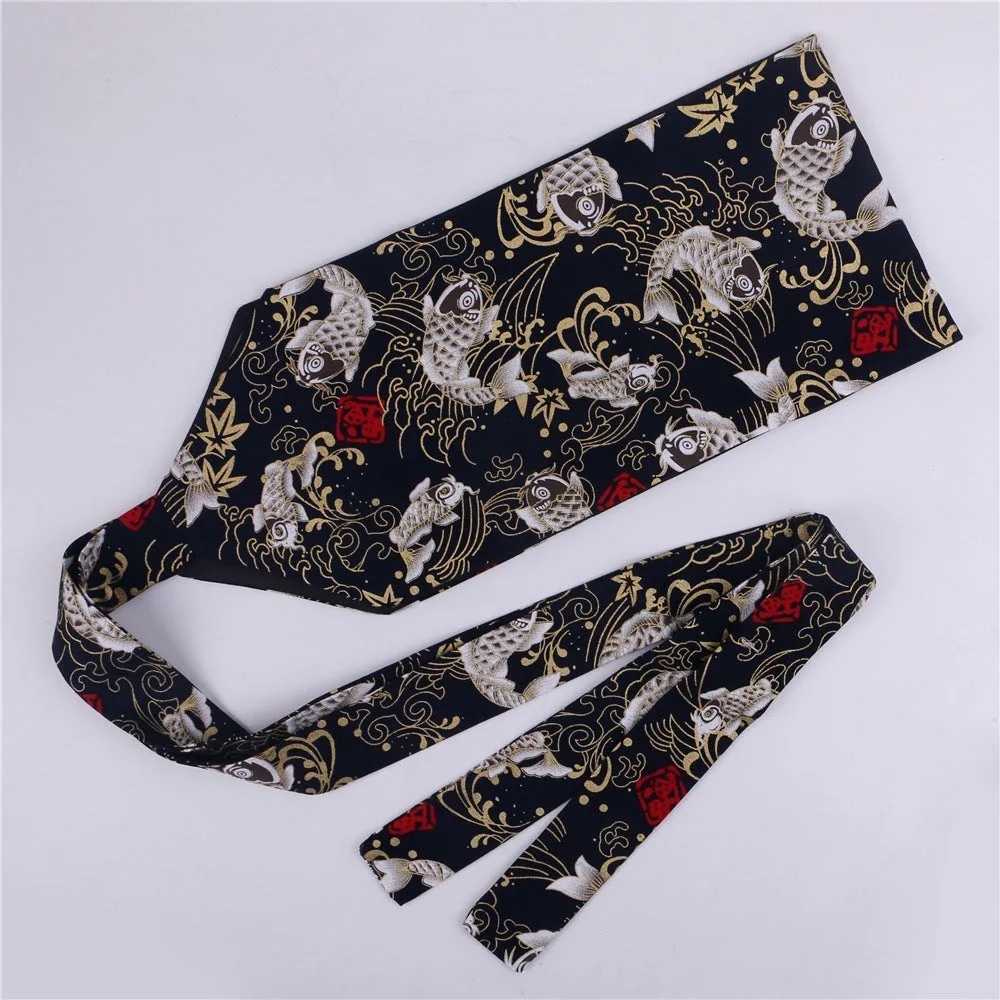 Patterned Obi Belt for Kimonos