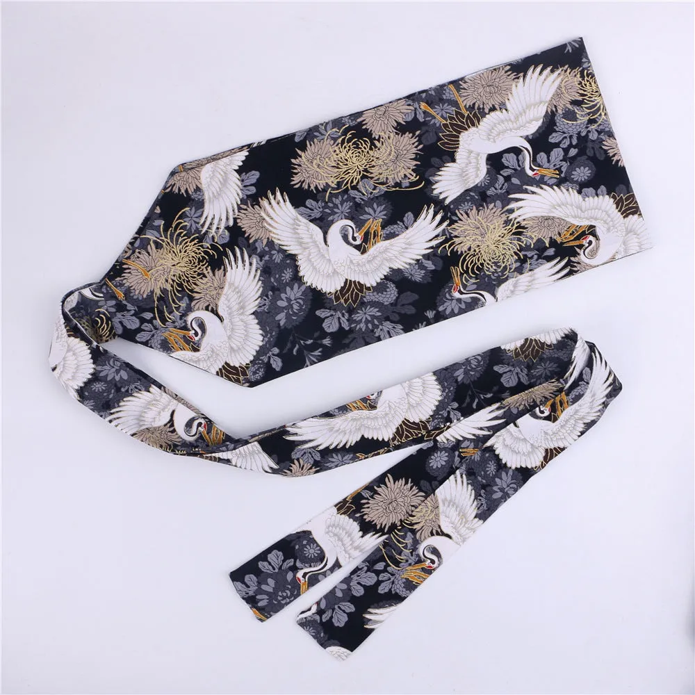 Patterned Obi Belt for Kimonos