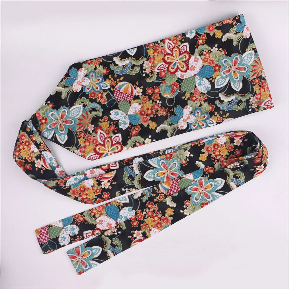 Patterned Obi Belt for Kimonos
