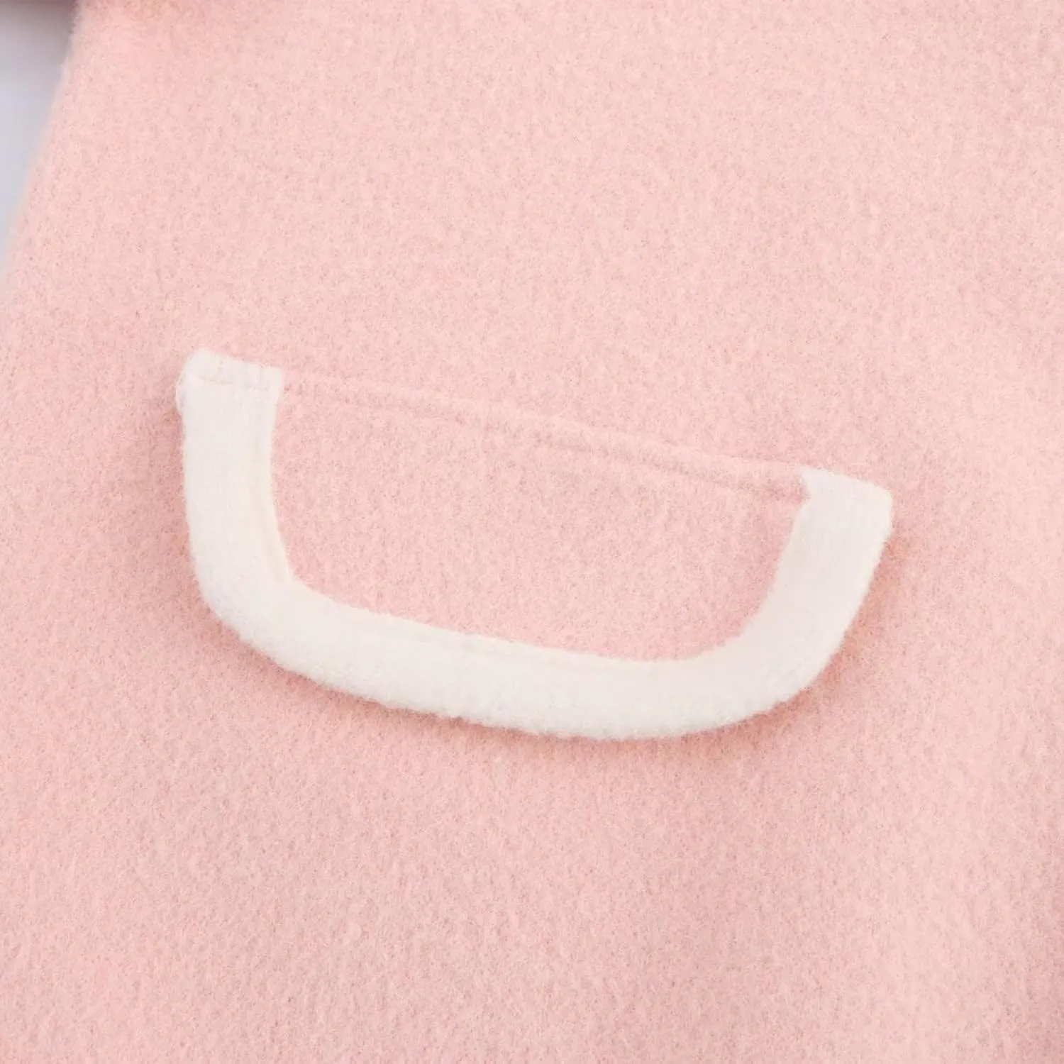 Perbai Womens Scarf Jacket Cropped Wool Blend Jacket Button Down Long Sleeve Color Block Winter Coats