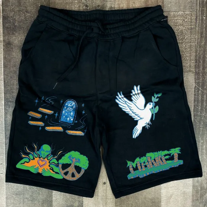 Personalized casual printed shorts men