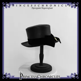Princess Chronicles~Doll~Black Ouji Lolita Hat Retro Prince Bowler Hat