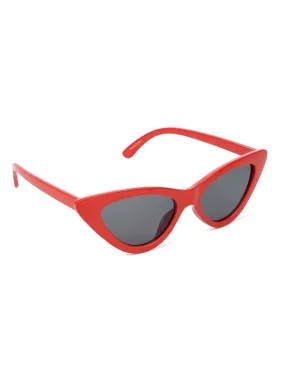 Red Cat-Eye Sunglasses
