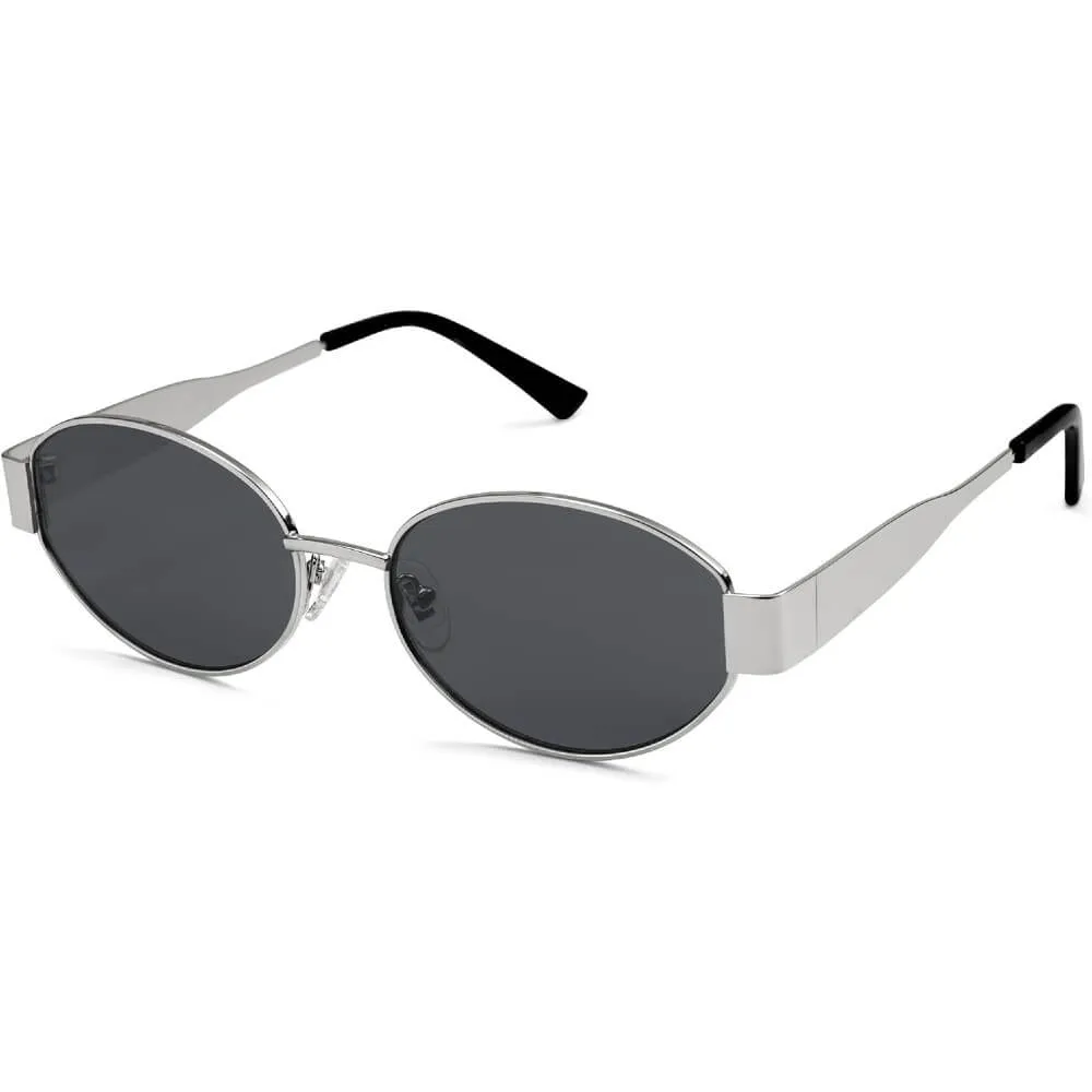 Retro Oval Sunglasses Trendy Sun Glasses Classic Shades for Women and Men