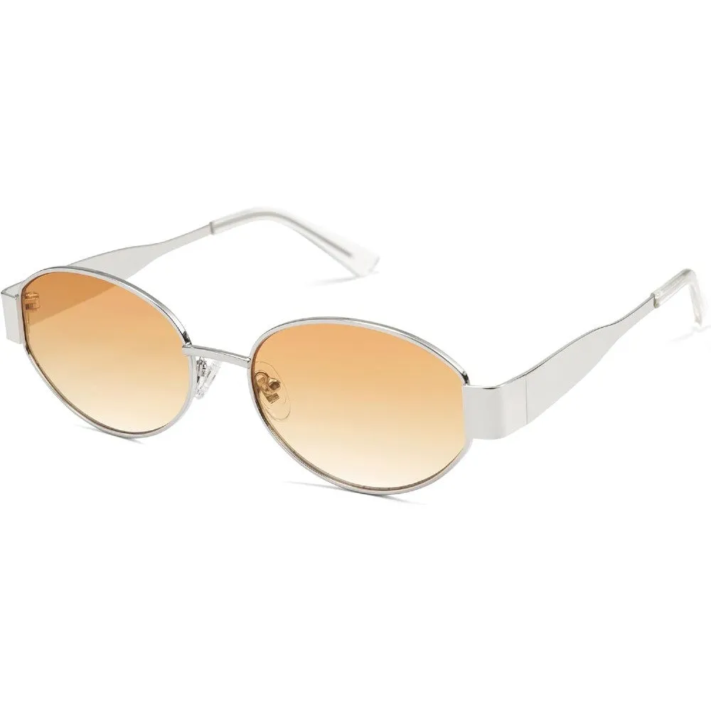 Retro Oval Sunglasses Trendy Sun Glasses Classic Shades for Women and Men