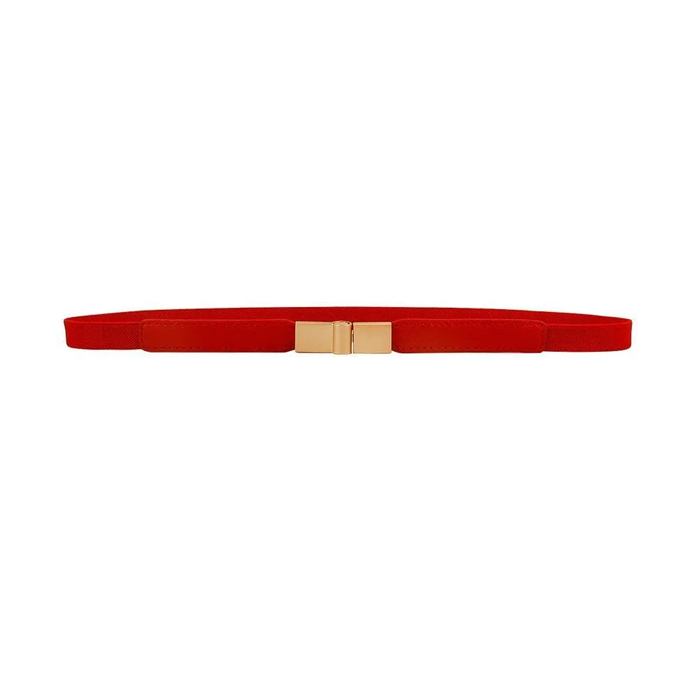 Square Buckle Belt for Women – Stylish Canvas Waist Seal for Skirts and More