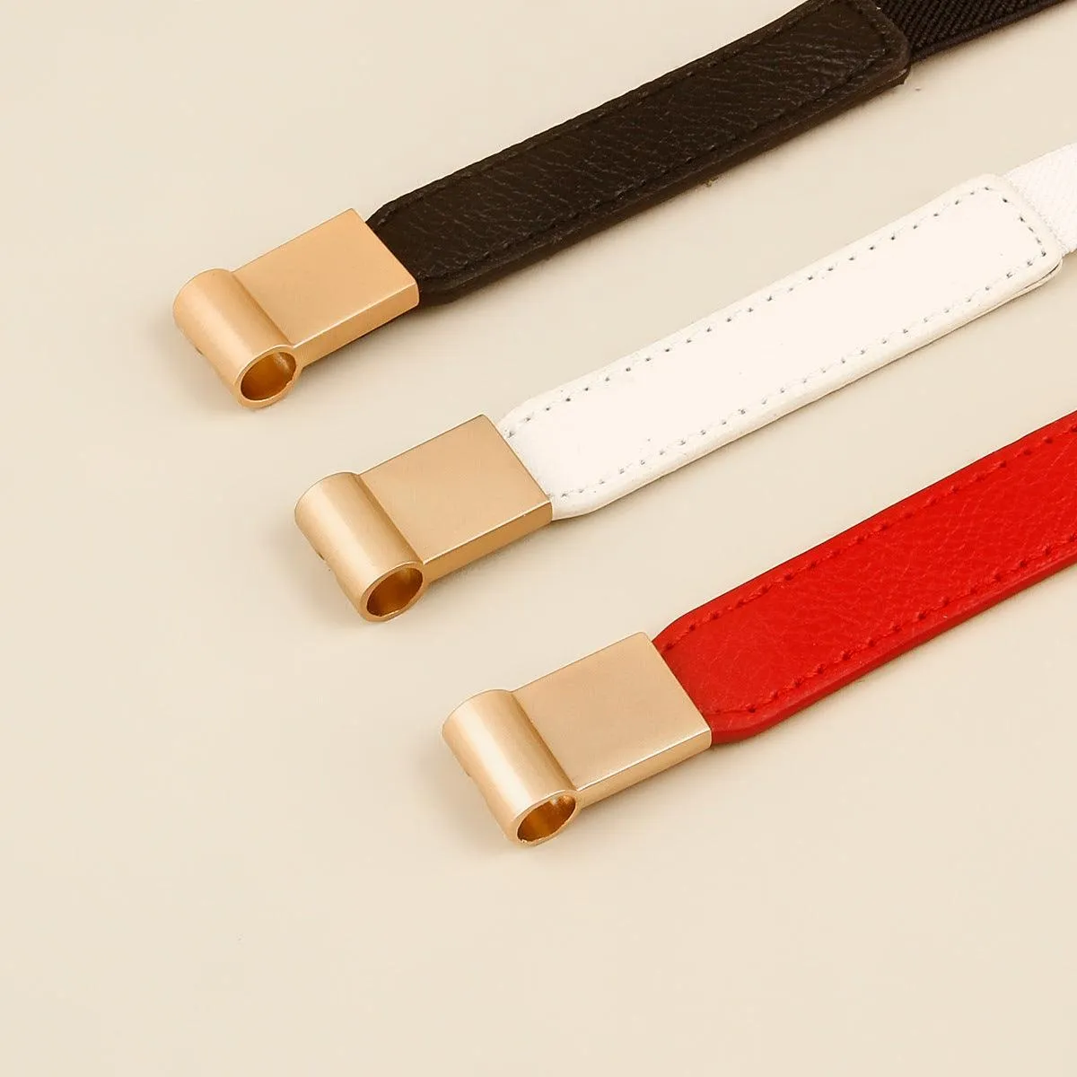 Square Buckle Belt for Women – Stylish Canvas Waist Seal for Skirts and More