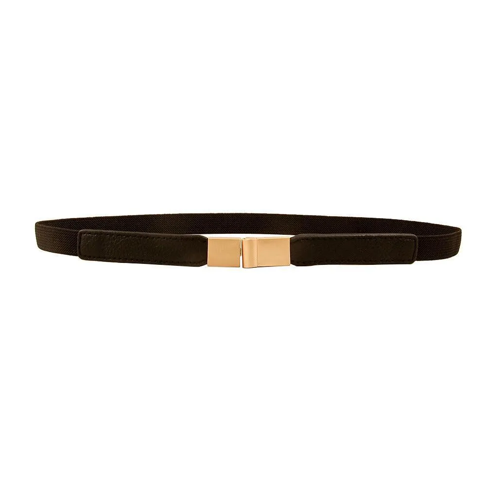 Square Buckle Belt for Women – Stylish Canvas Waist Seal for Skirts and More