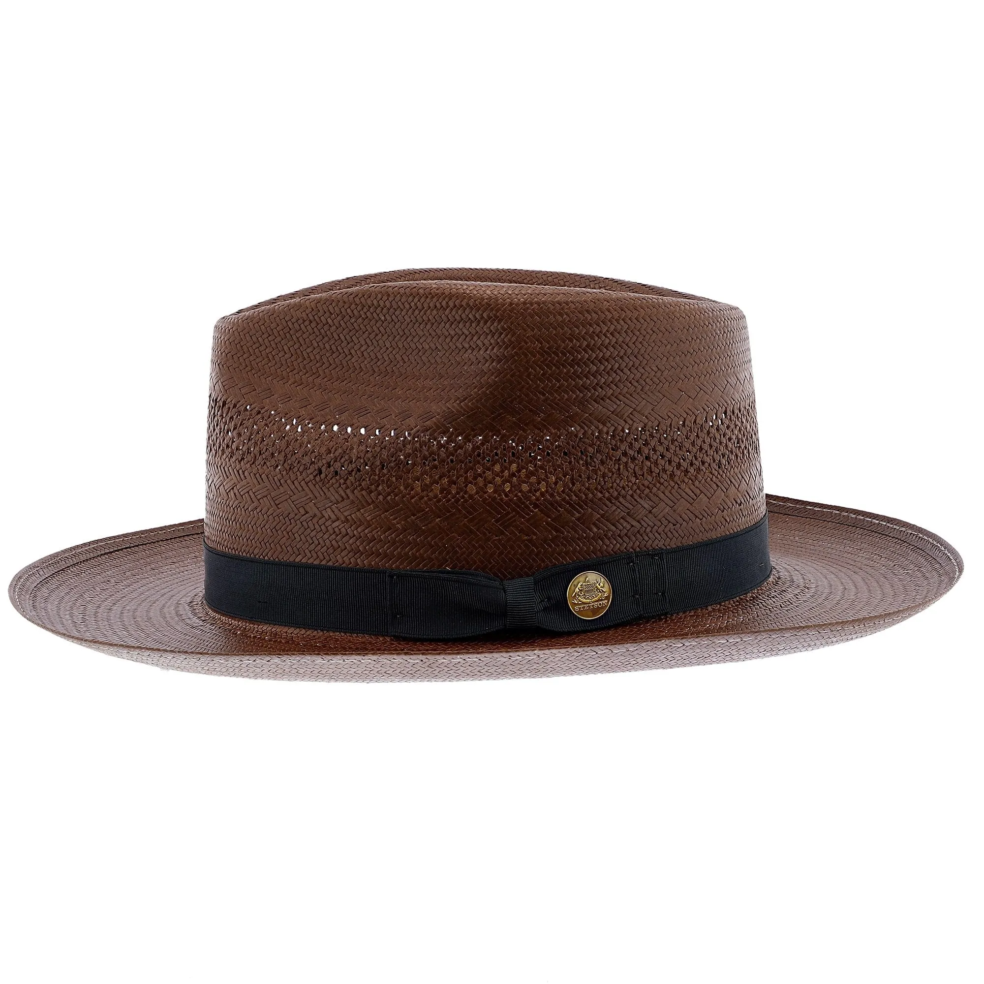 Stetson Alderton Shantung Straw Fedora Hat