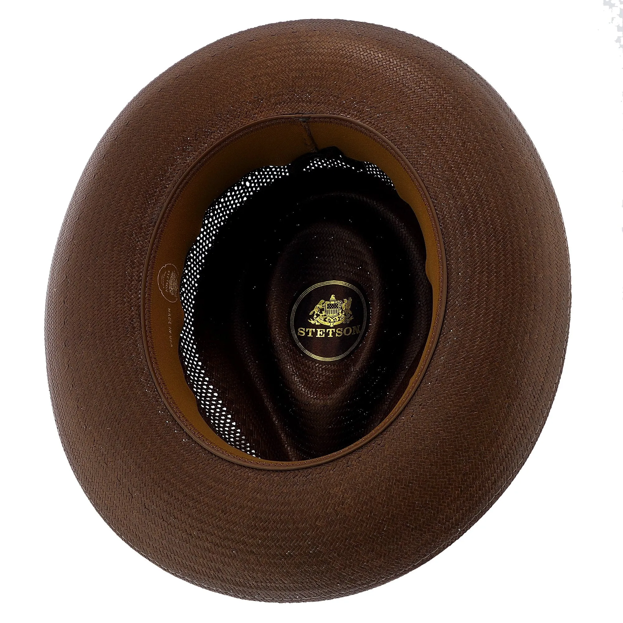 Stetson Alderton Shantung Straw Fedora Hat