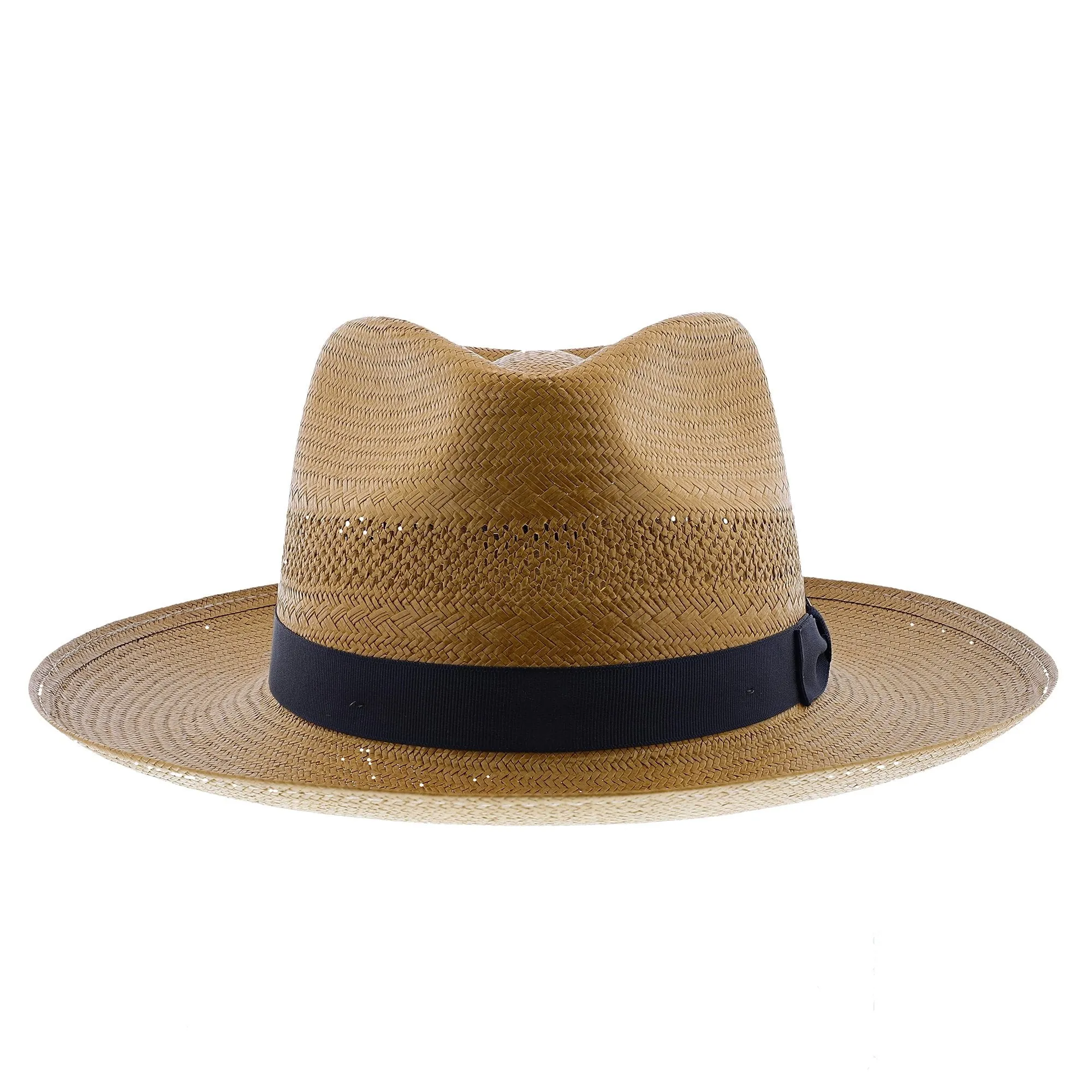 Stetson Alderton Shantung Straw Fedora Hat