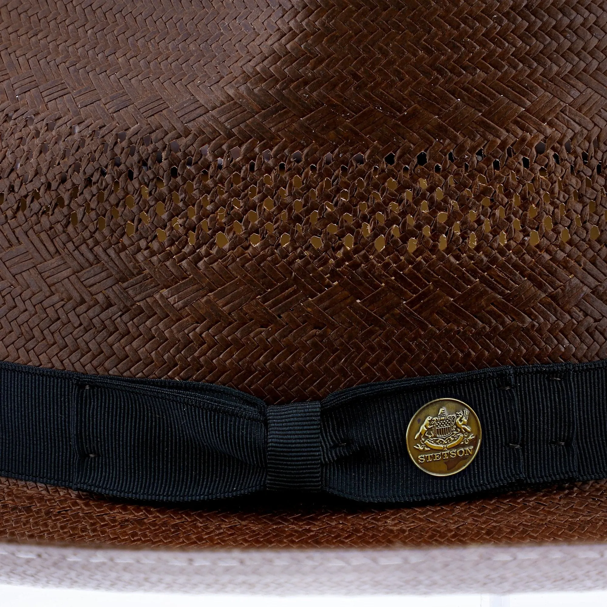 Stetson Alderton Shantung Straw Fedora Hat