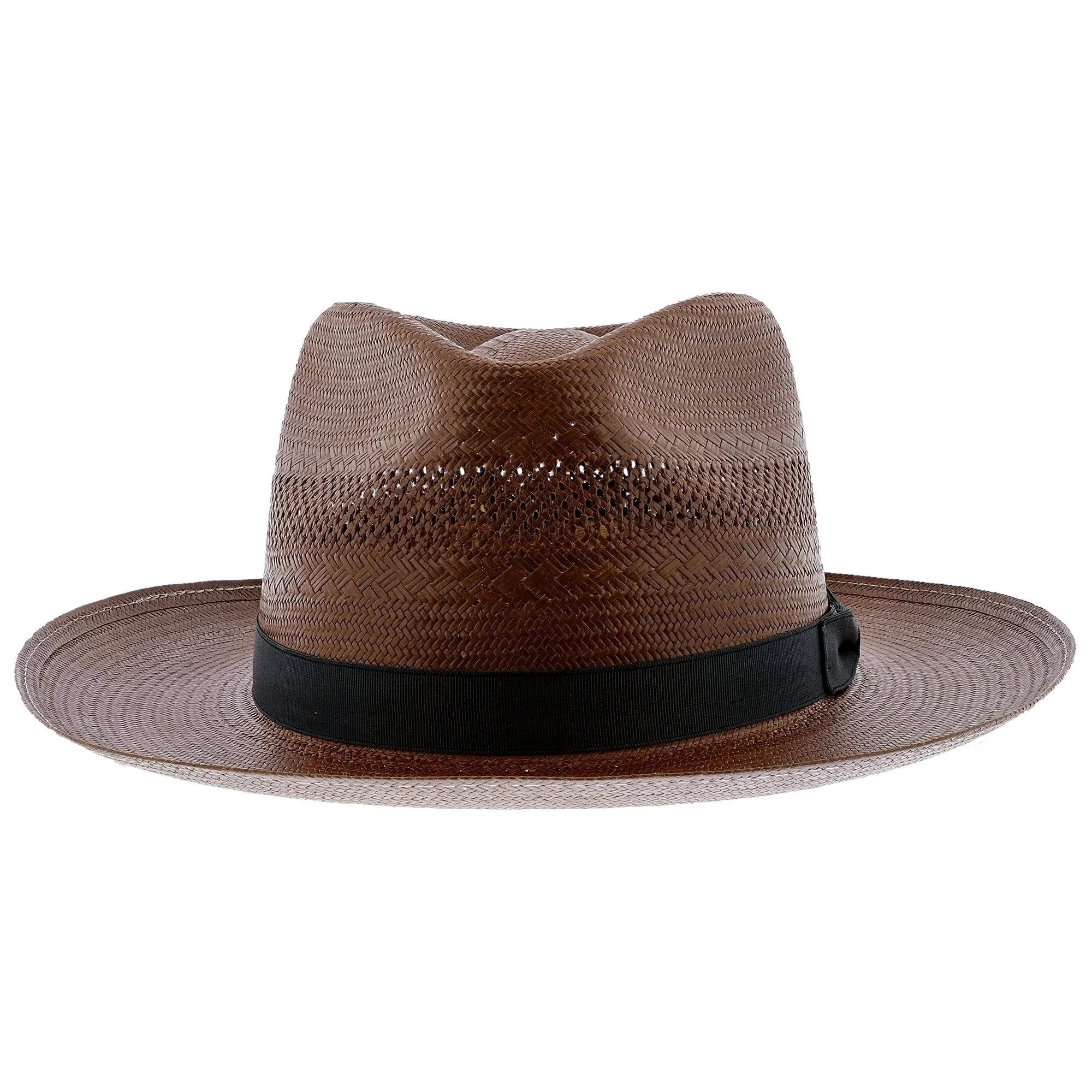 Stetson Alderton Shantung Straw Fedora Hat