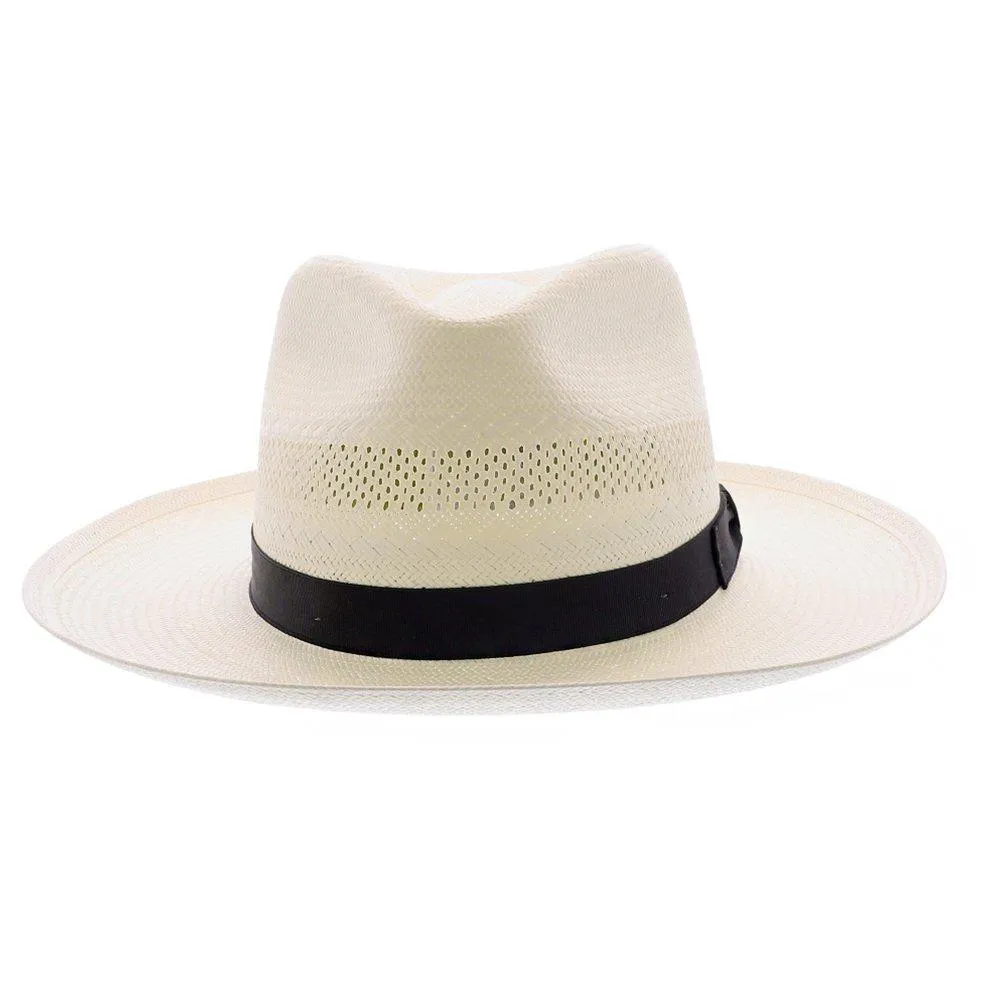 Stetson Alderton Shantung Straw Fedora Hat
