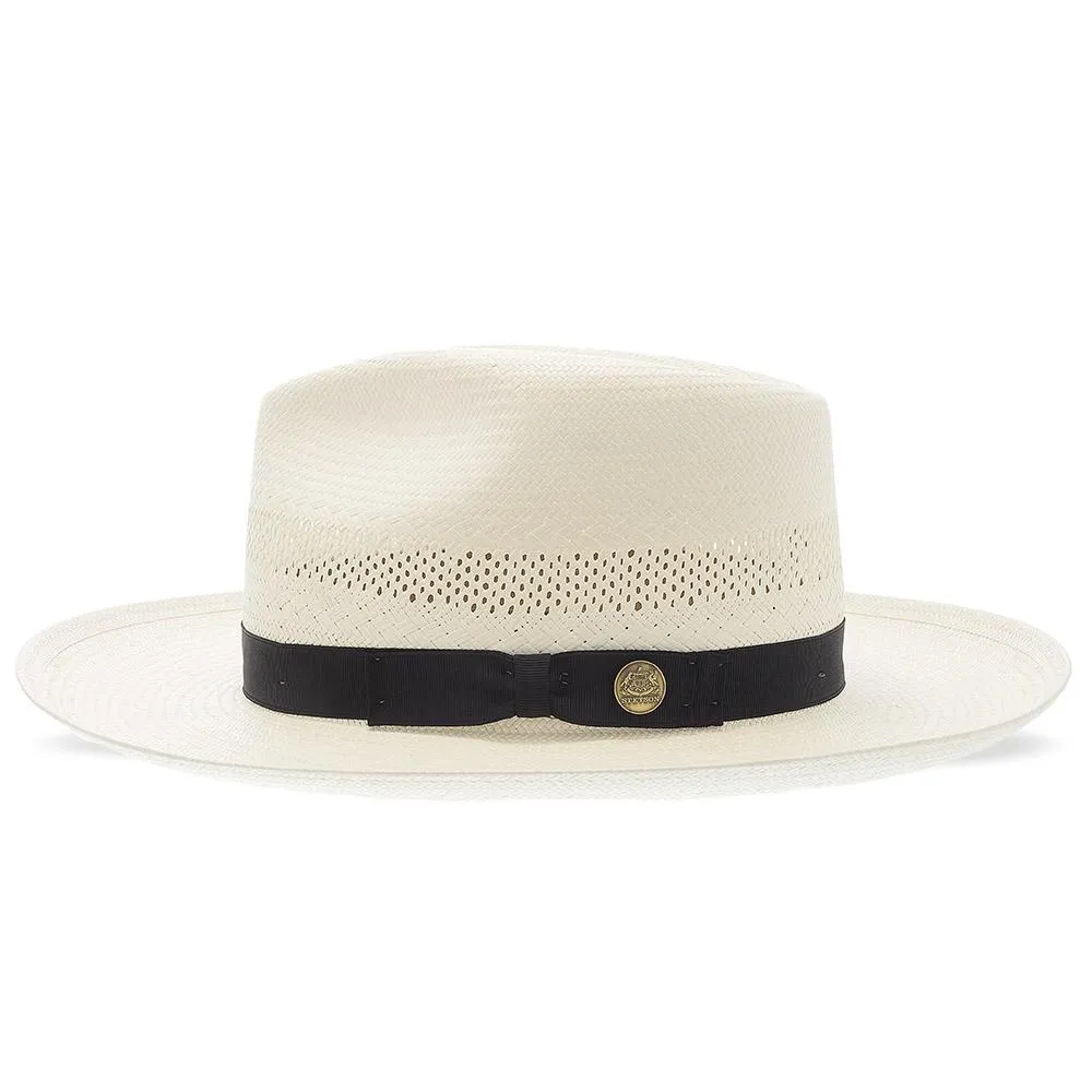 Stetson Alderton Shantung Straw Fedora Hat