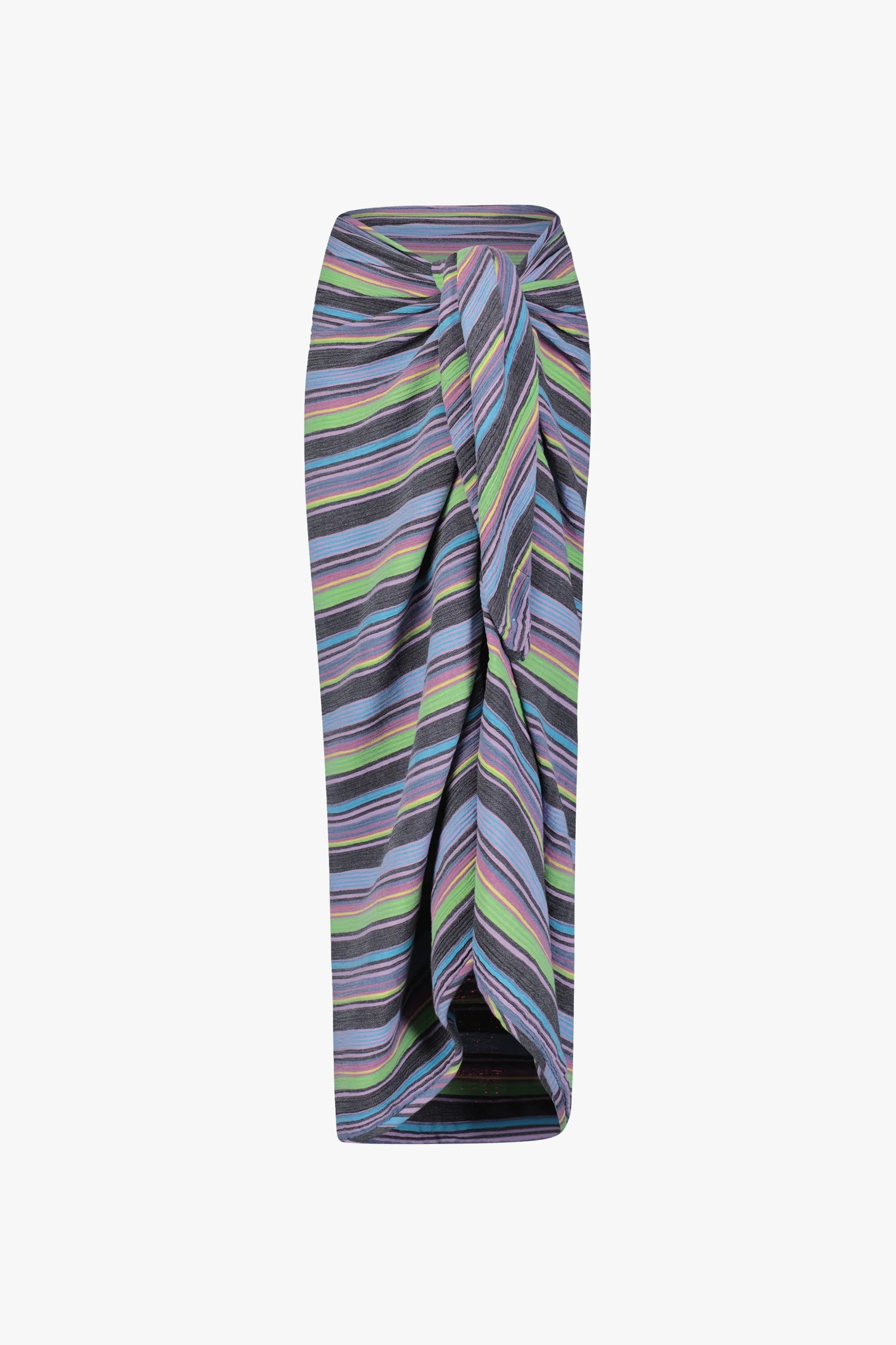 Stripe Sarong Coverup