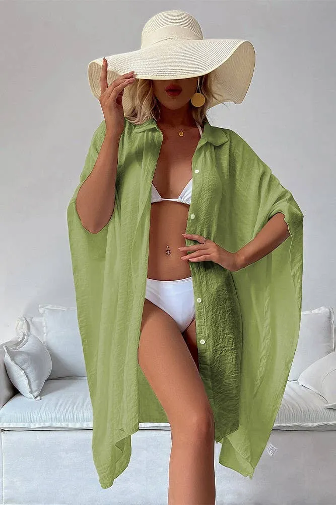 Summer Beach Shirt Cover Up