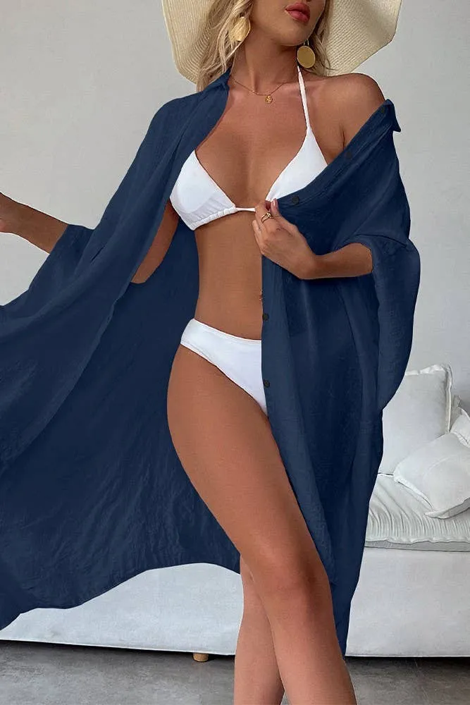 Summer Beach Shirt Cover Up