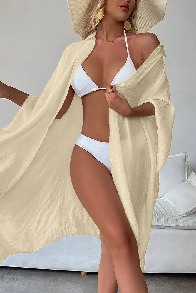 Summer Beach Shirt Cover Up