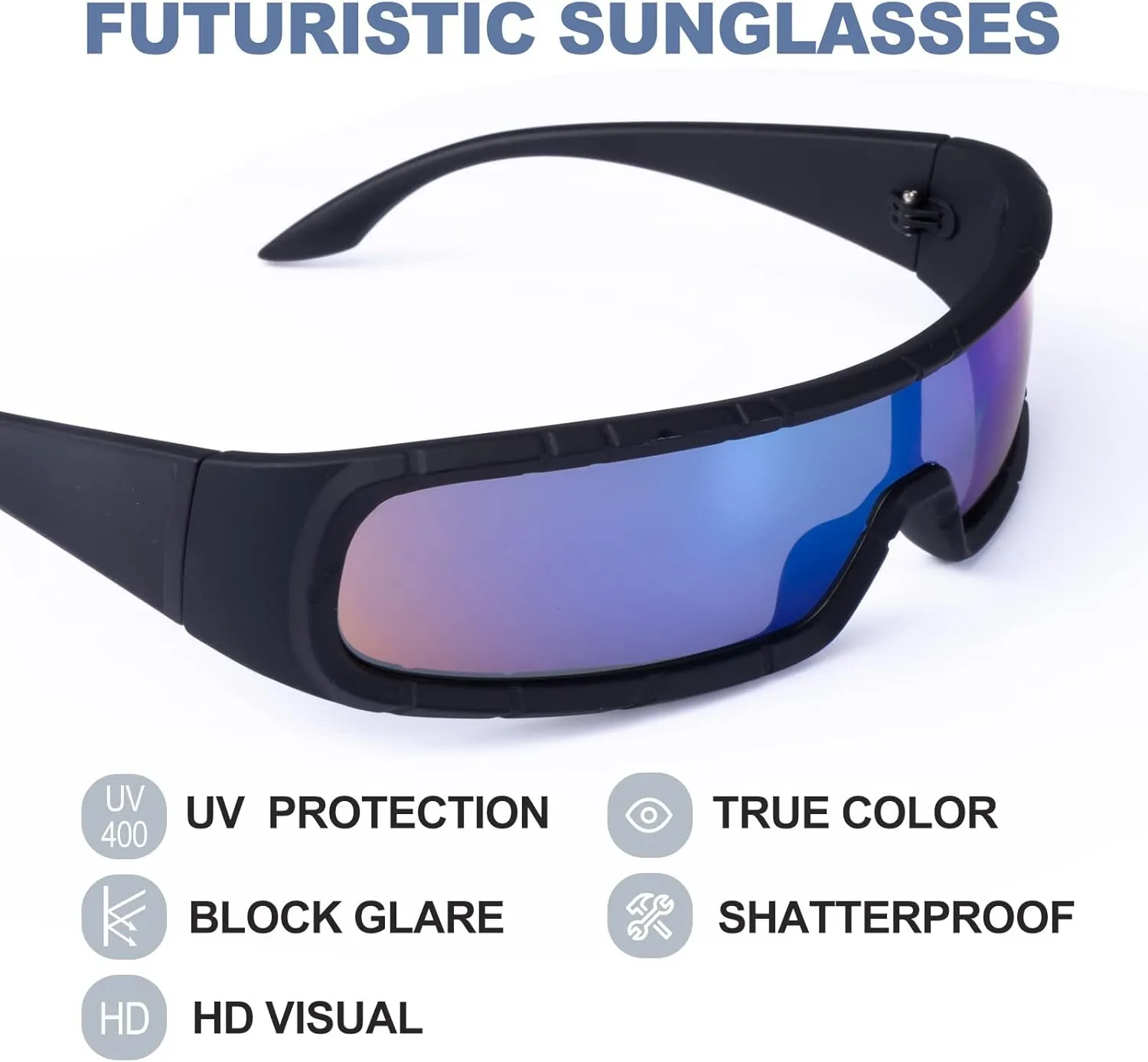 Sunglasses for Women Men Trendy Shades Y2K Glasses UV400 Protection
