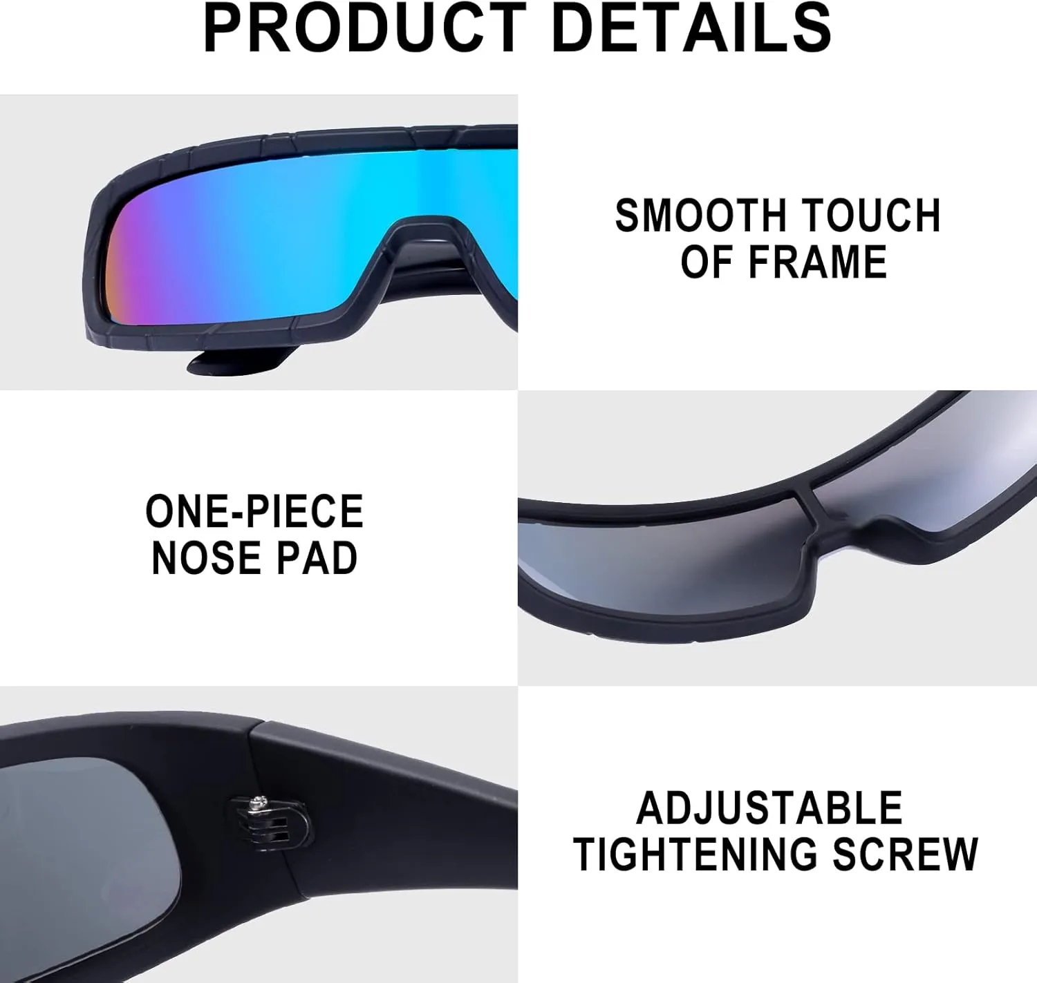 Sunglasses for Women Men Trendy Shades Y2K Glasses UV400 Protection