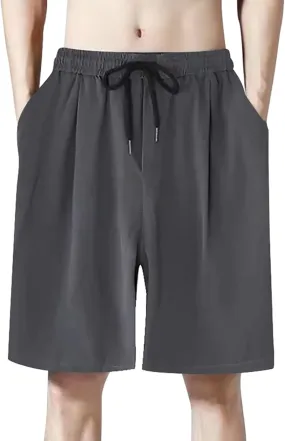 SUWBMHWE Men Shorts Casual, Men's Shorts with Deep Pockets Loose Fit Casual Shorts for Running Workout Training Basketball