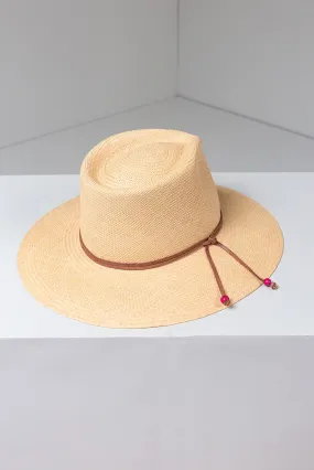 Tessa Hat Toquilla Color Beige