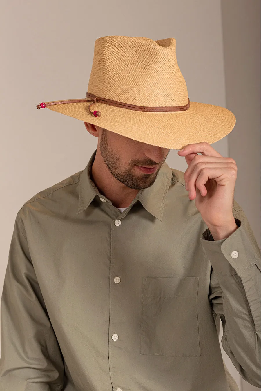 Tessa Hat Toquilla Color Beige