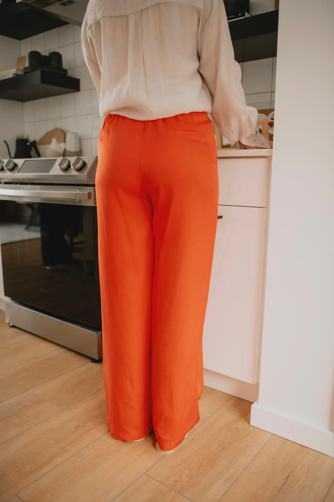 The Palmina Pant by FRNCH - Rouge