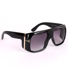 Tom Ford Marcolin Collection Black And Gold Sunglasses