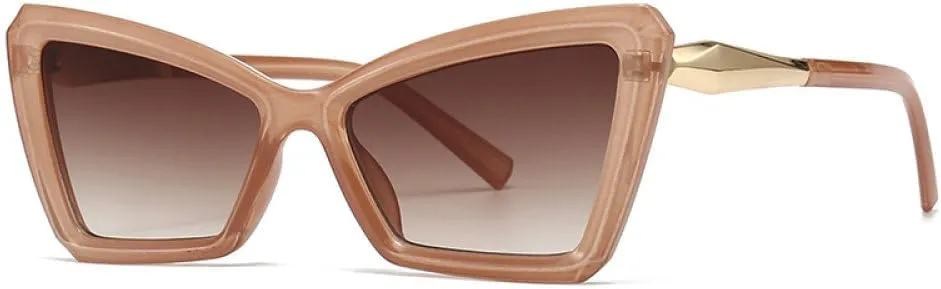 Vintage Cat Eye Sunglasses For Women Fashion Luxury Sun Glasses Trendy Punk Sexy Ladies Eyeglasses