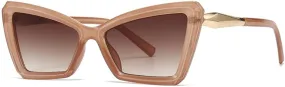 Vintage Cat Eye Sunglasses For Women Fashion Luxury Sun Glasses Trendy Punk Sexy Ladies Eyeglasses