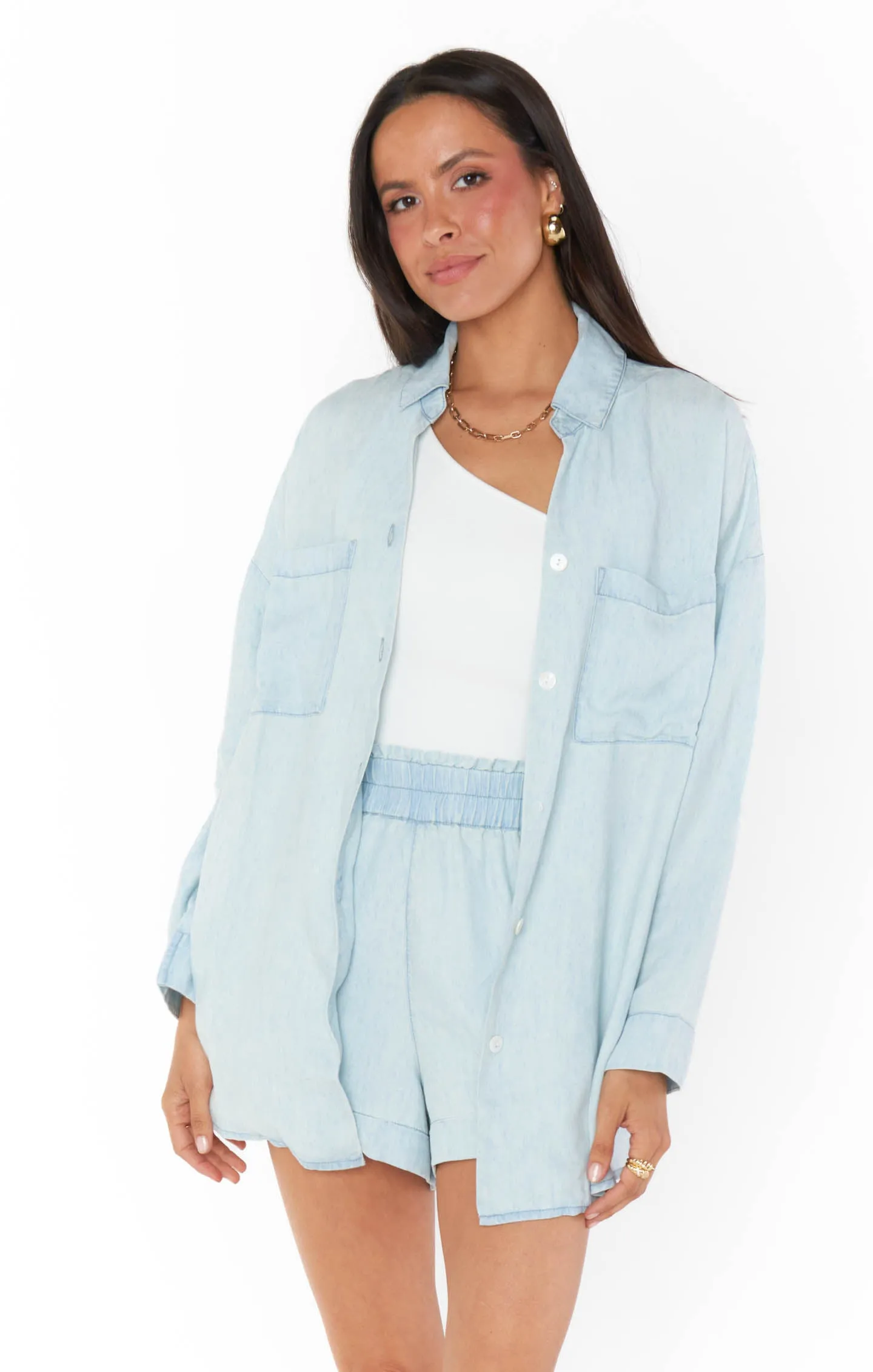 Weekday Button Up | Light Chambray