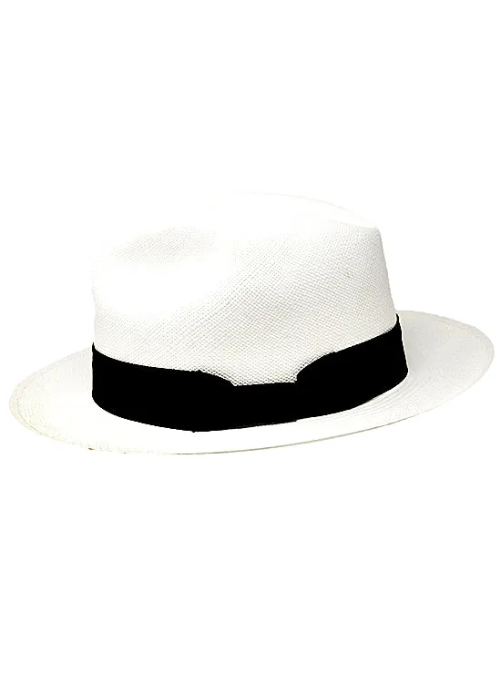 White Panama Hat - Premium Fedora Hat