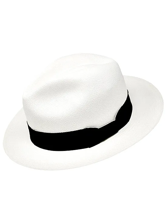 White Panama Hat - Premium Fedora Hat