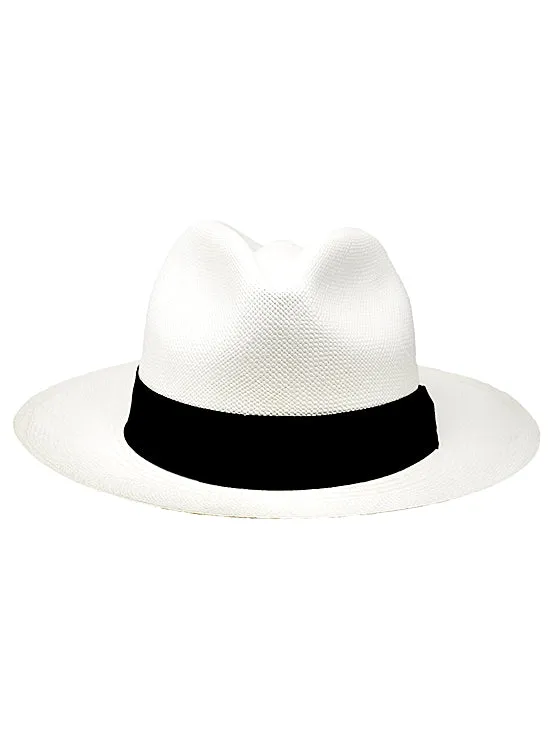 White Panama Hat - Premium Fedora Hat