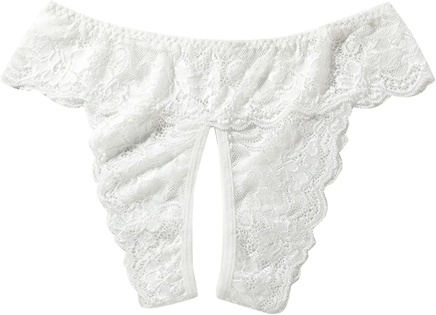 Women Lace Brief Underwear Breathable Cheeky High Waisted Comfort G-String Tangas Panties