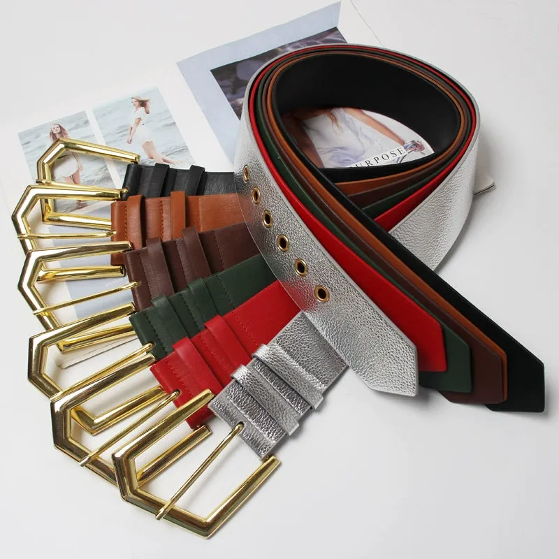 Women's Suit Stylish Niche French Wide Belt