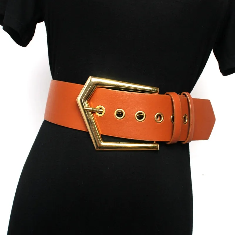 Women's Suit Stylish Niche French Wide Belt