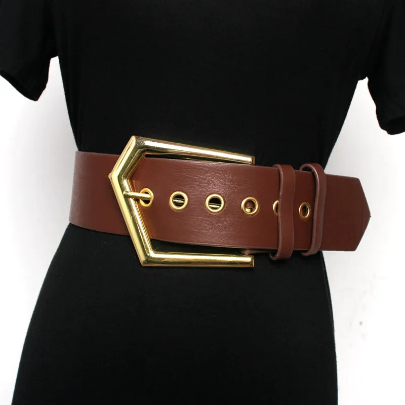 Women's Suit Stylish Niche French Wide Belt