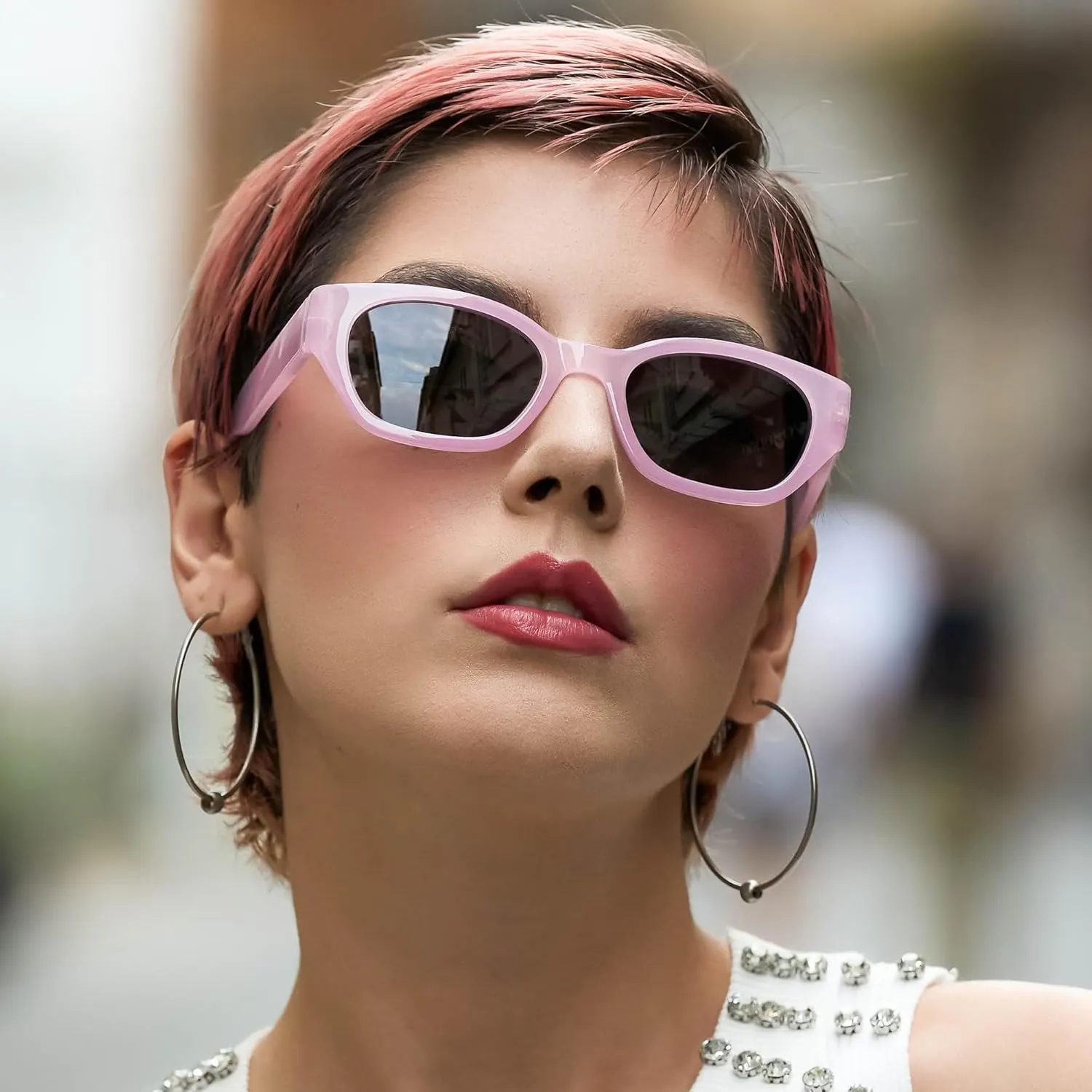 ZENOTTIC Womens Sunglasses Polarized Sun Glasses Trendy Cat Eye UV400 Protection